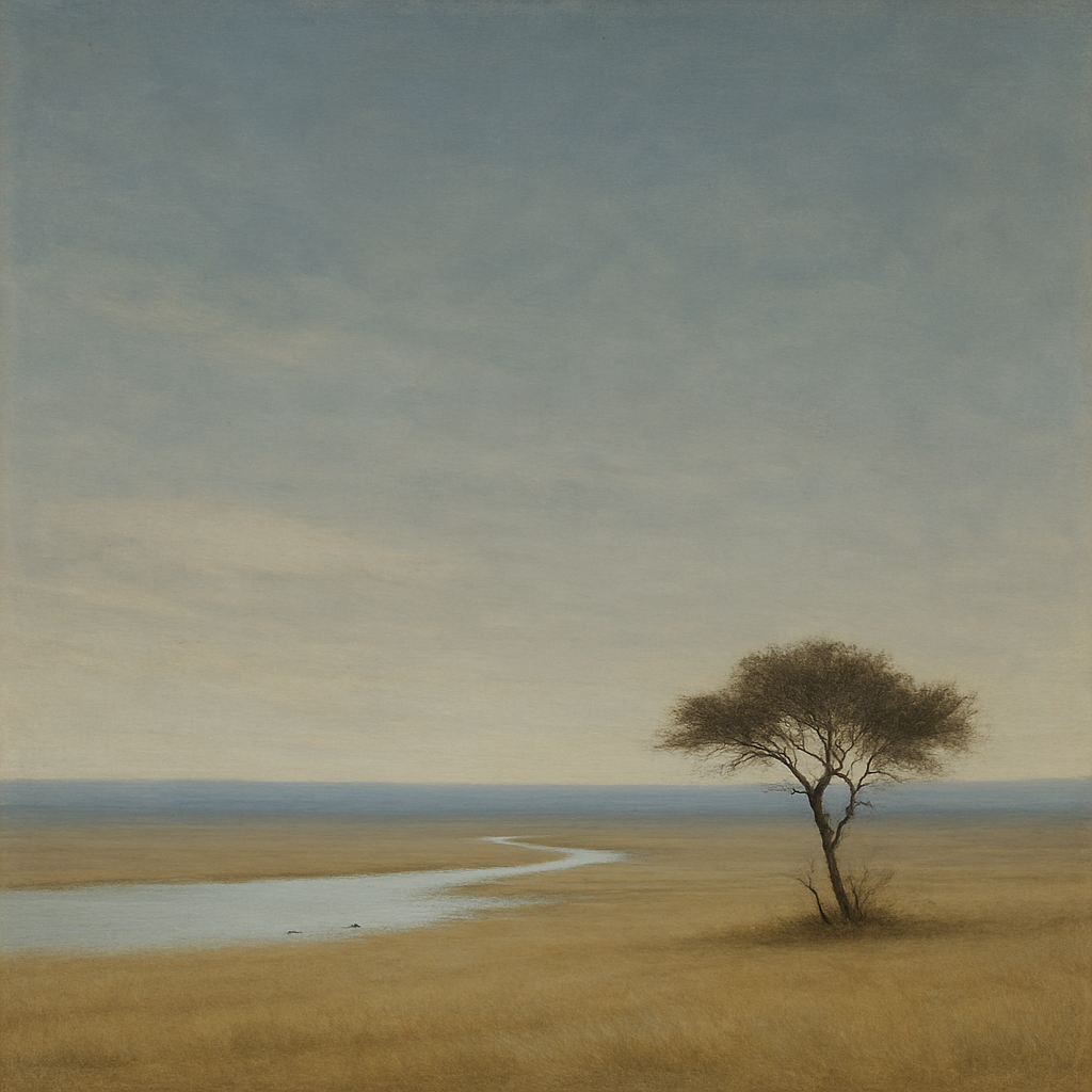 Landscape Horizon Silence paint by color