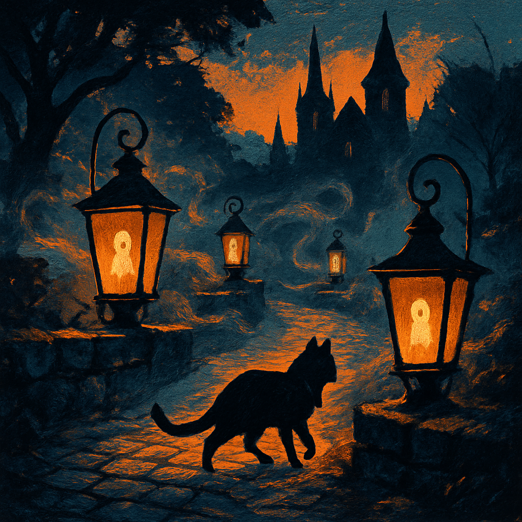 Cobblestone Lantern Way DIY paint by numbers