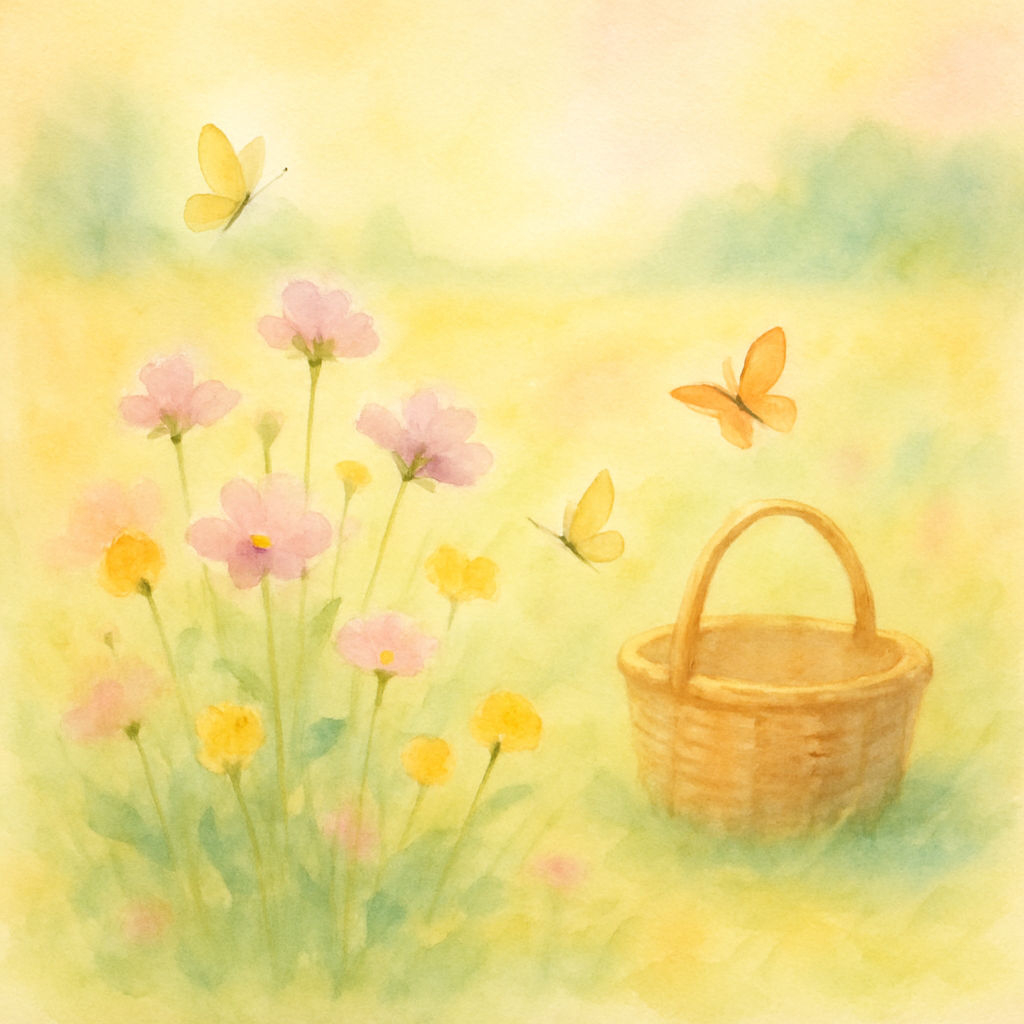 Flower Meadow Breeze Painting by numbers kit