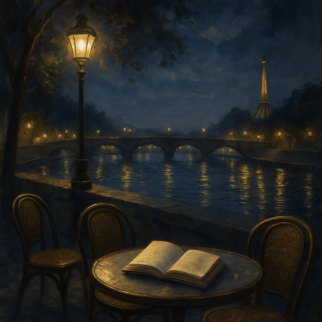 Paris Midnight Seine Numbered painting kits