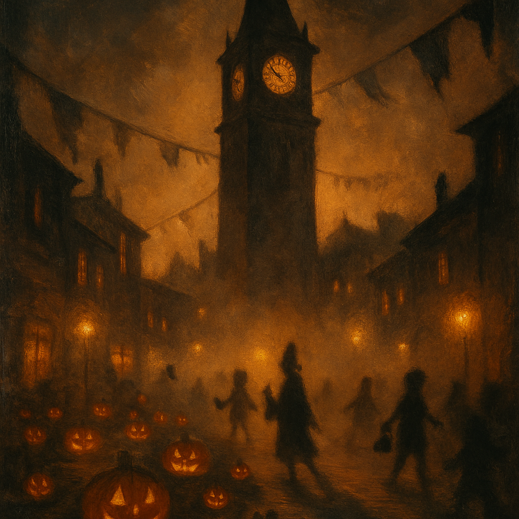 Clocktower Shadows painting number kit