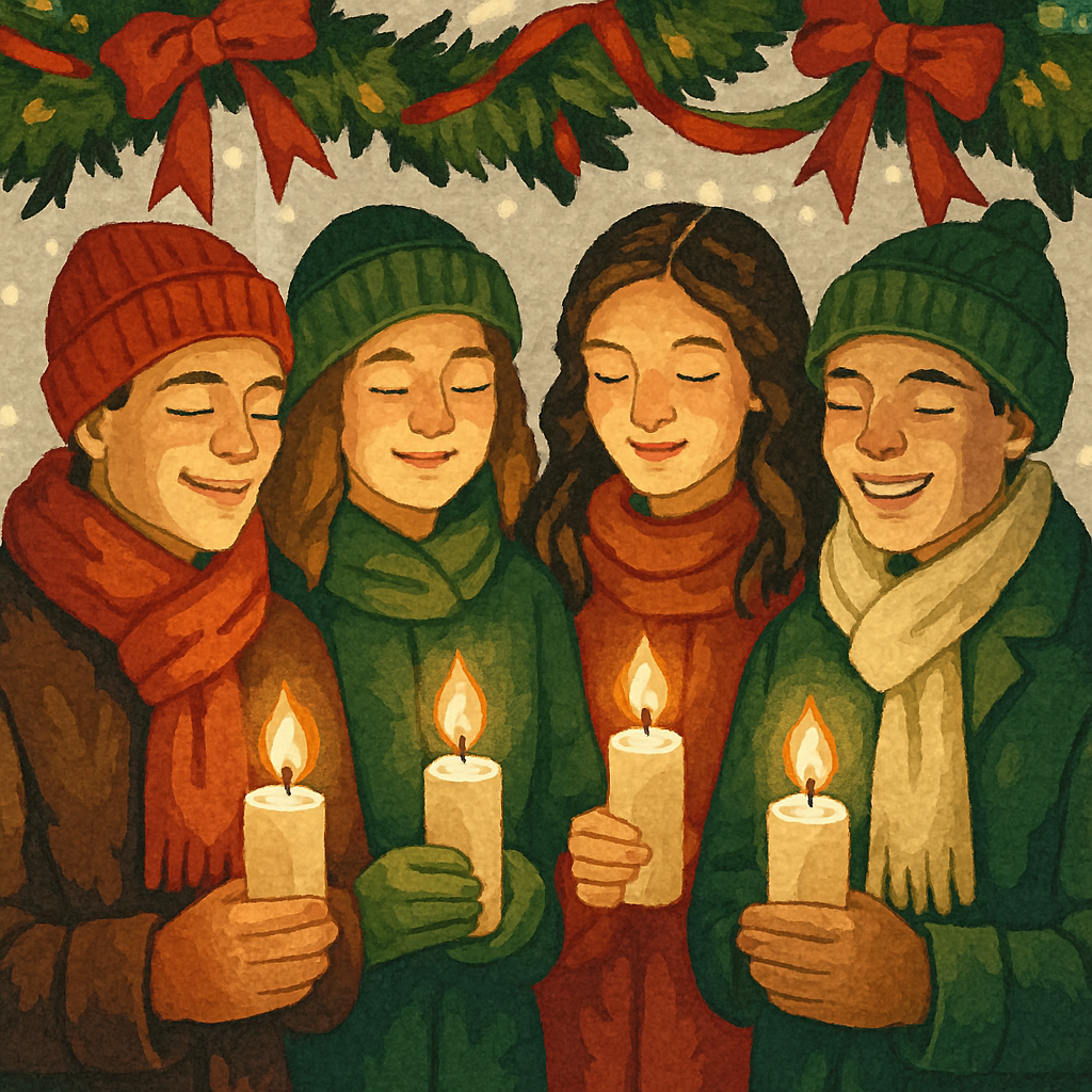 Cozy Candle Circle painting number kit