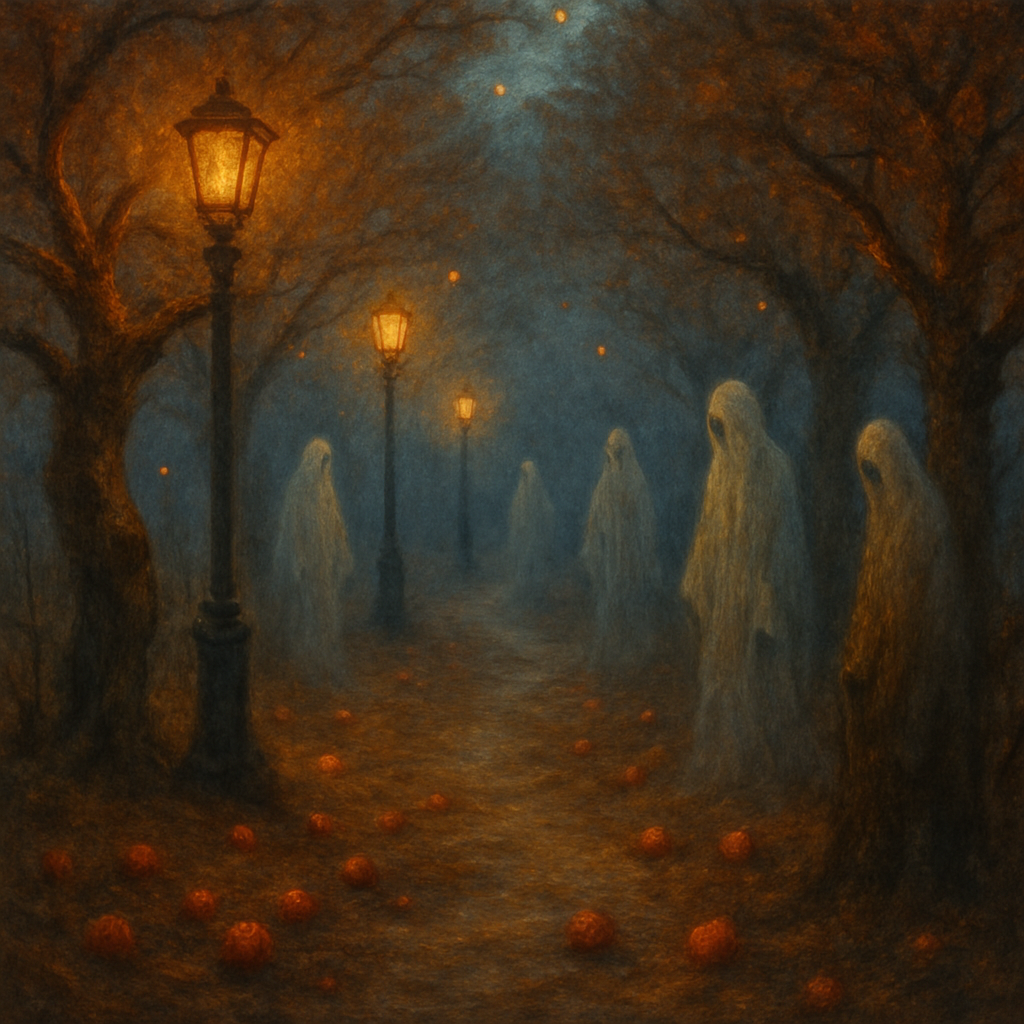 Phantom Orchard Path paint by numbers