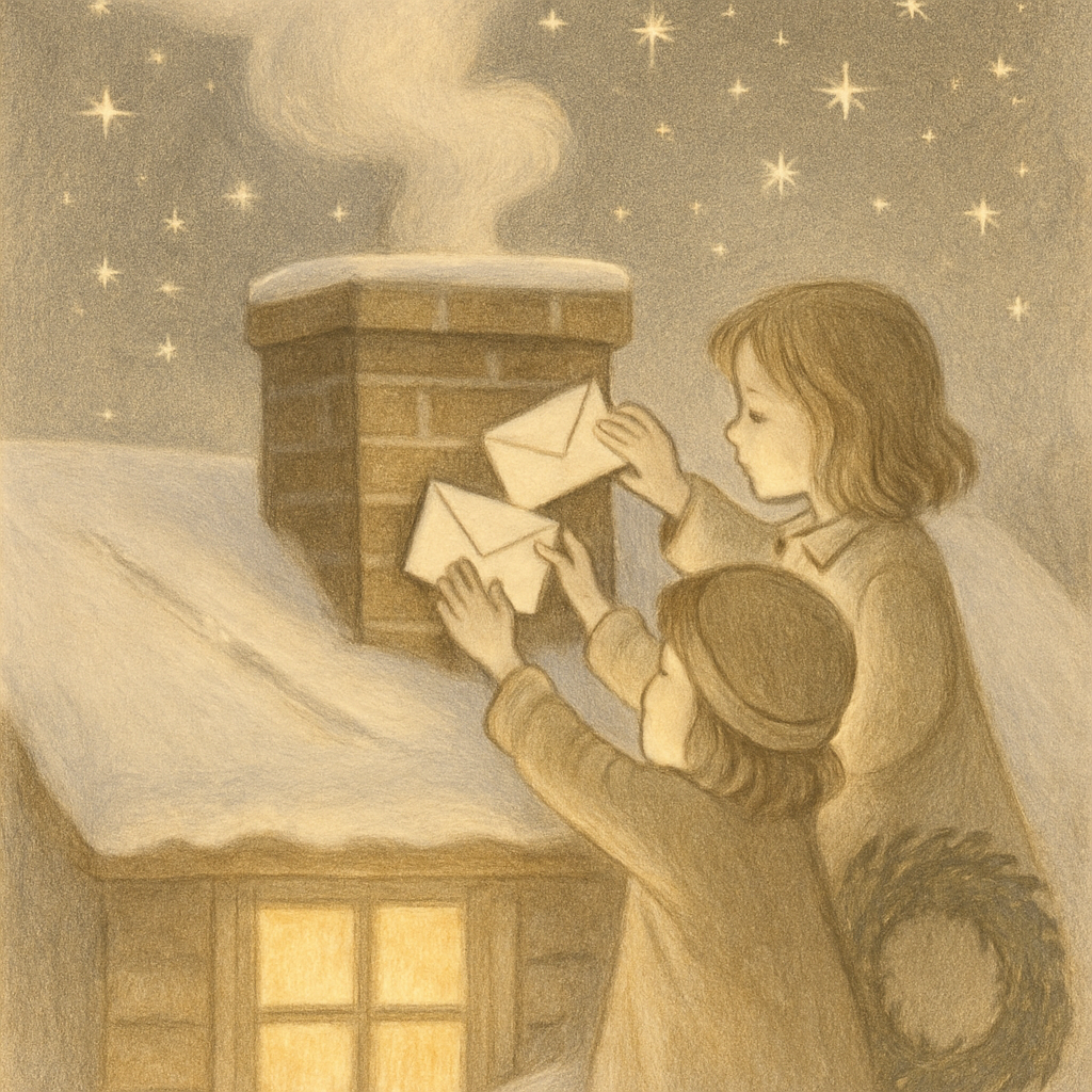 Starlit Chimney Letters paint by numbers