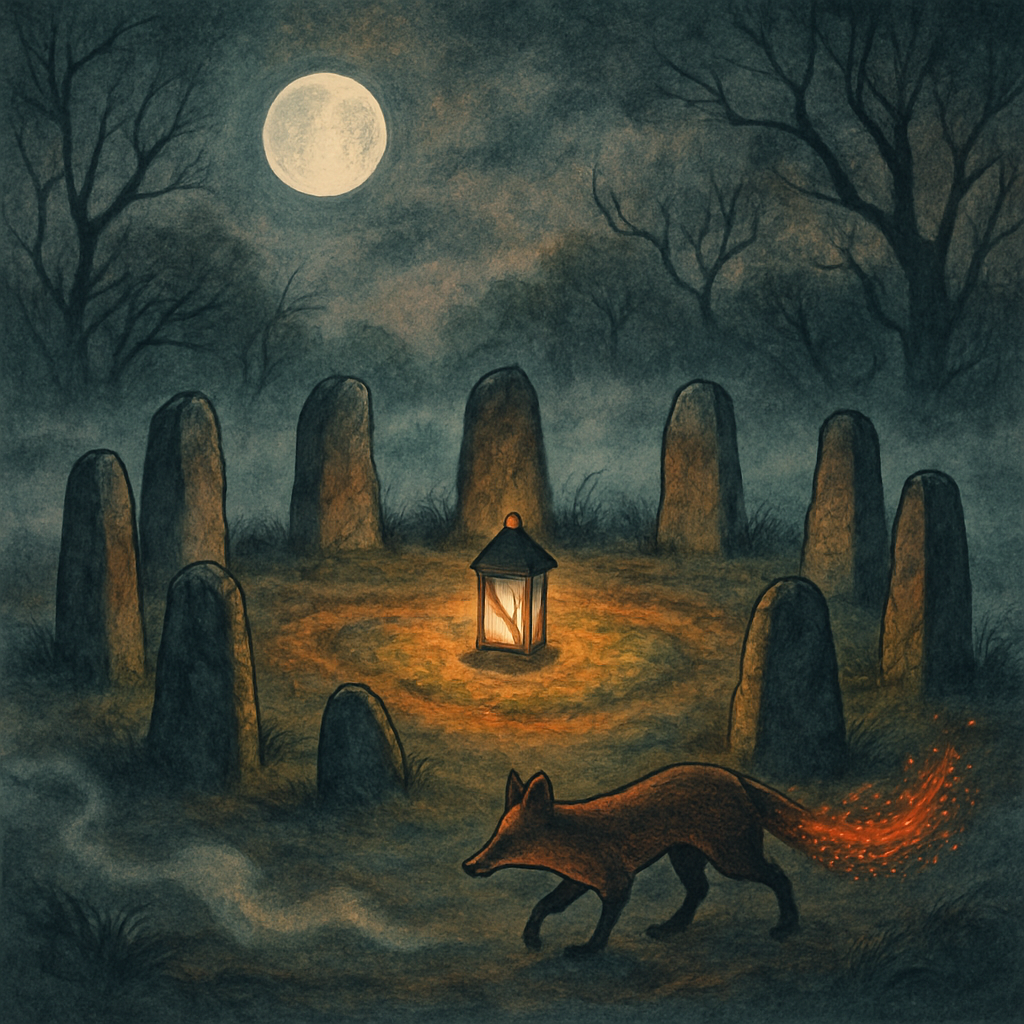 Moonrise At Widdershins Field painting number kit