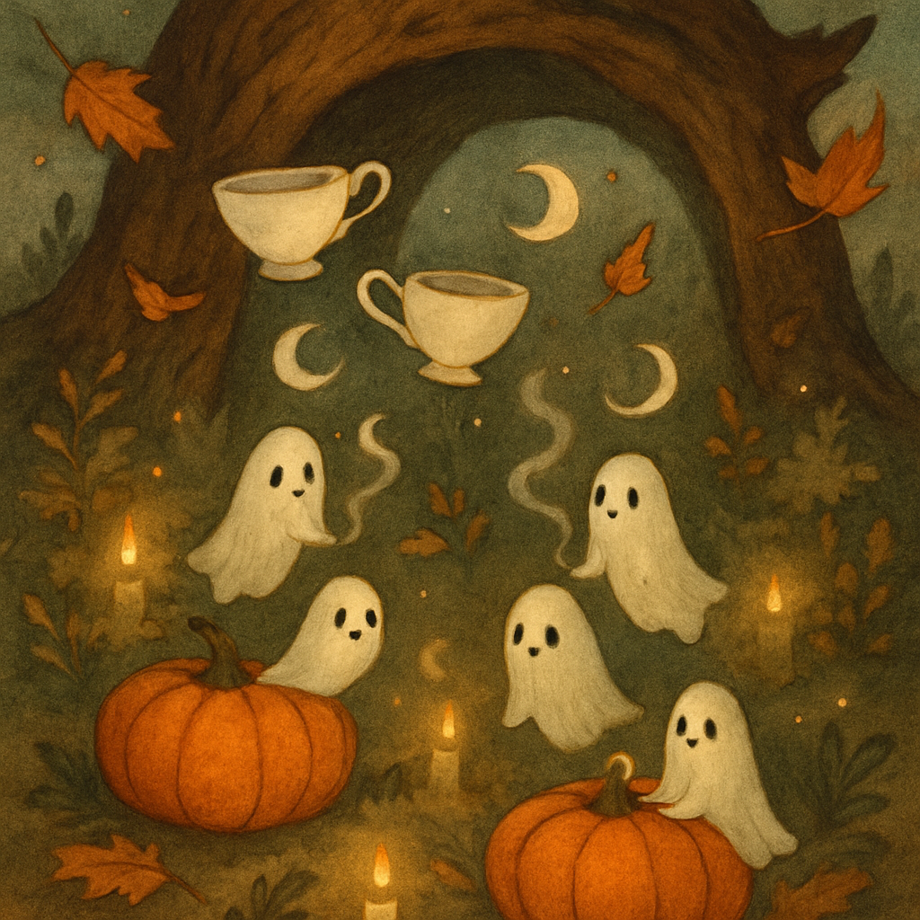 The Hollow Tea Party Number painting