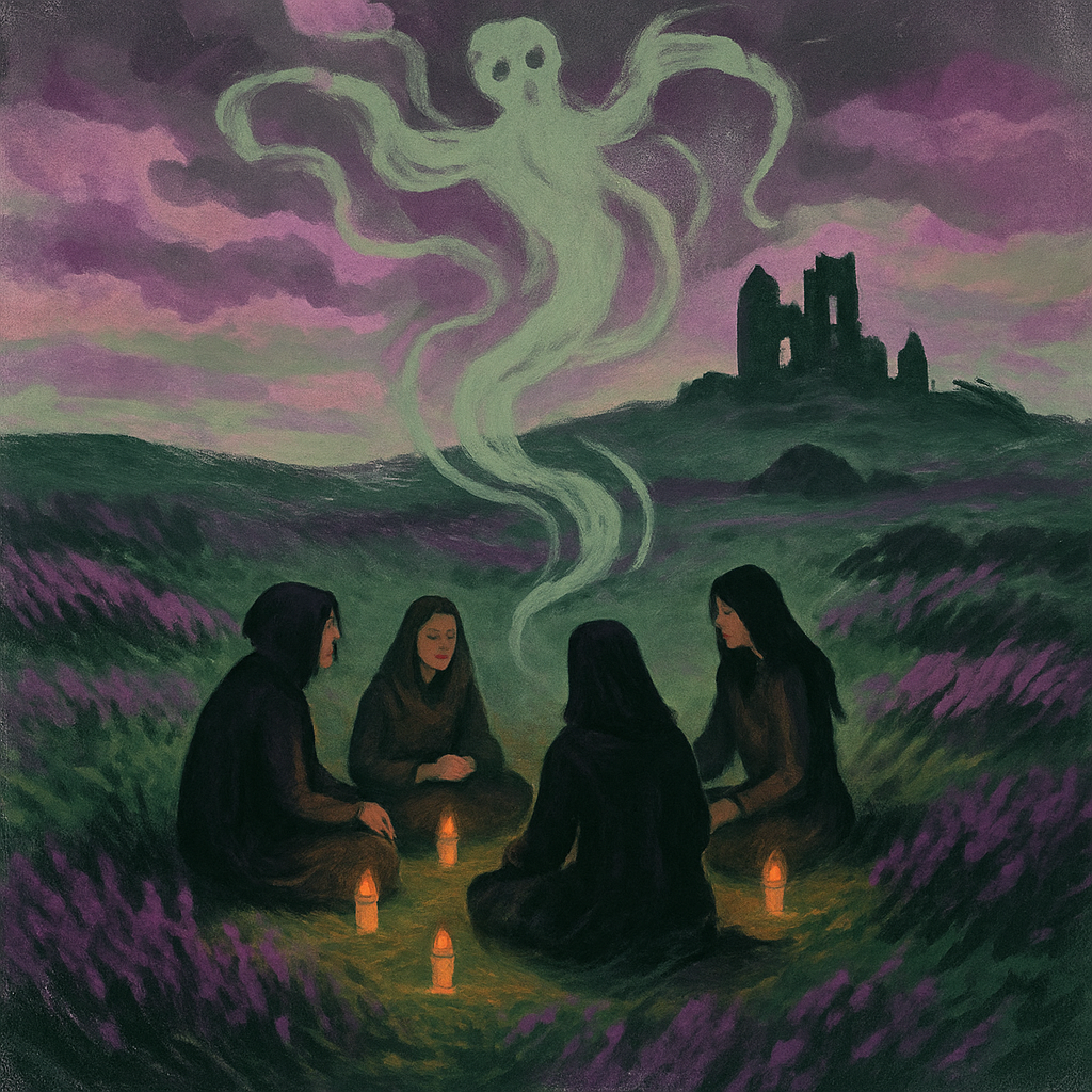 Seance On The Moor Number painting