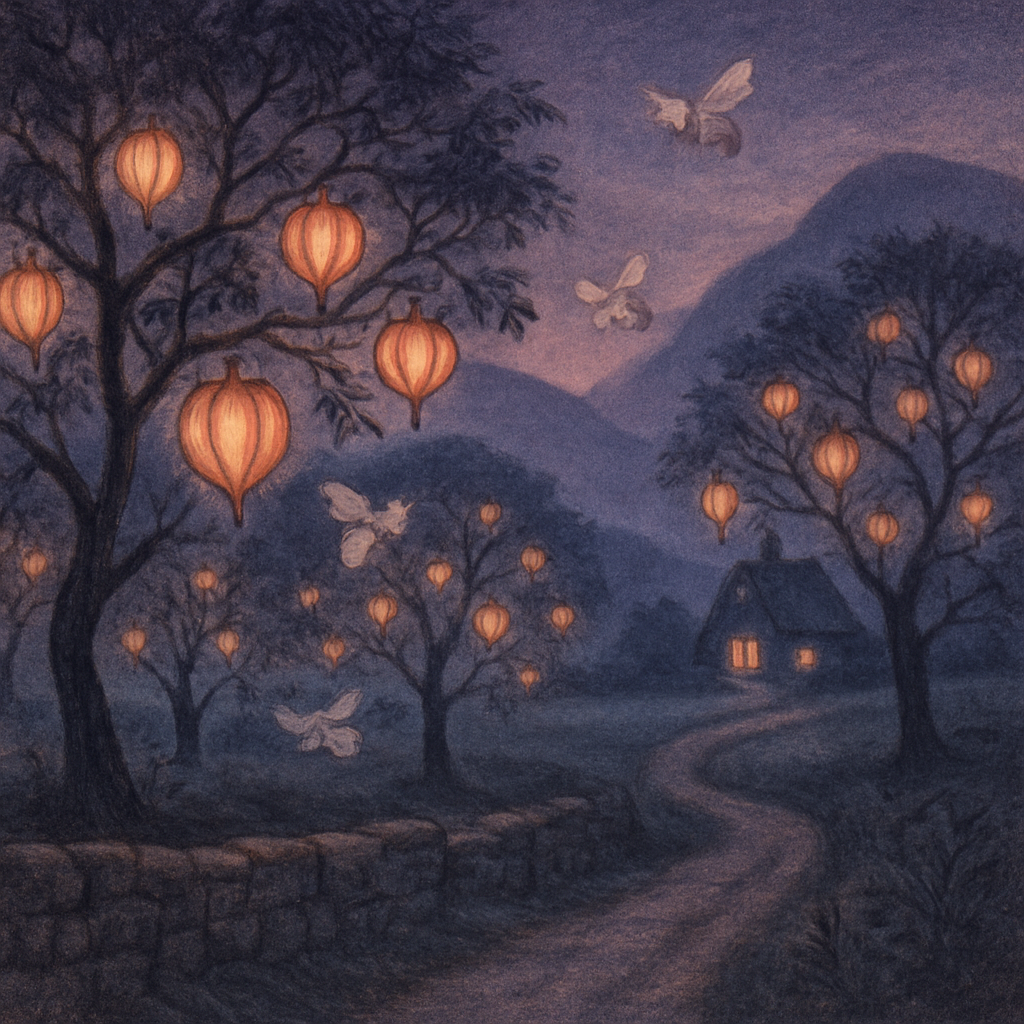 The Gloaming Orchard paint by number