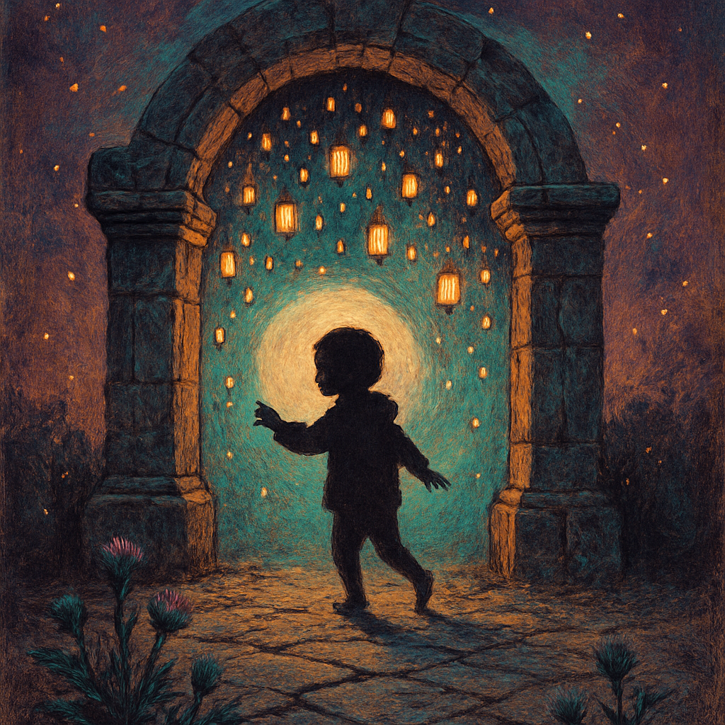 The Lantern Gate Of Thistledown Number painting