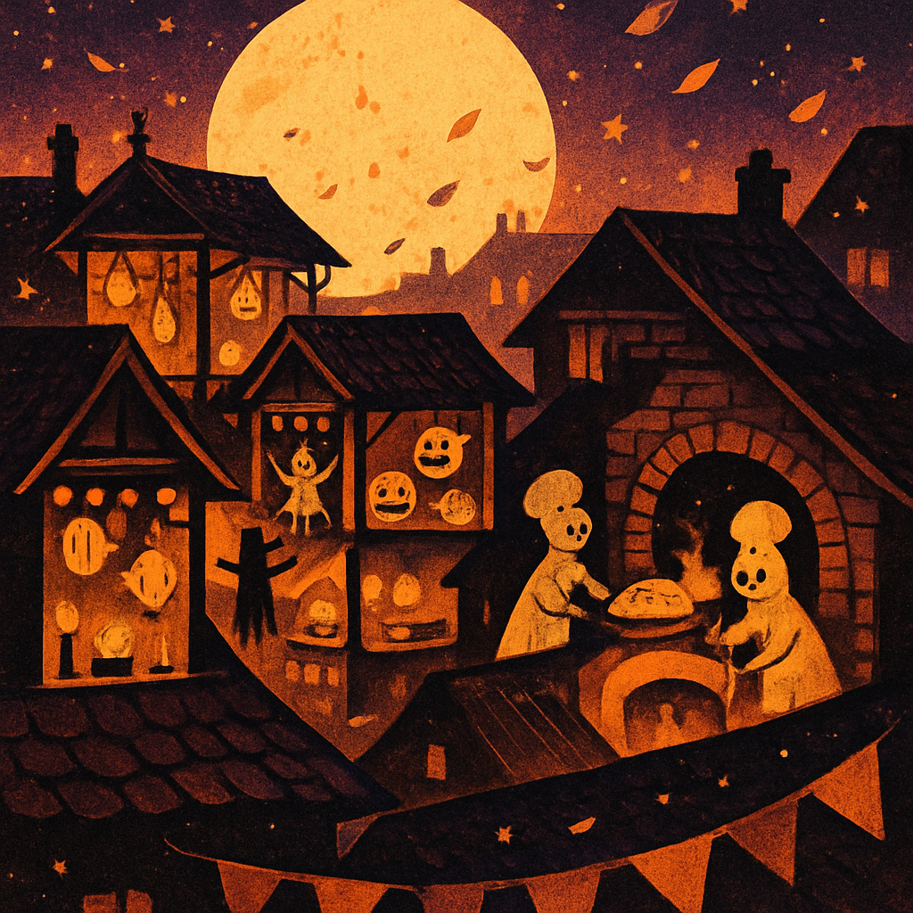 The Lanternmakers Rooftop Bazaar Numbered painting kits