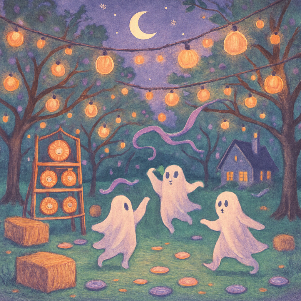 The Lanternmakers Orchard Games paint by number