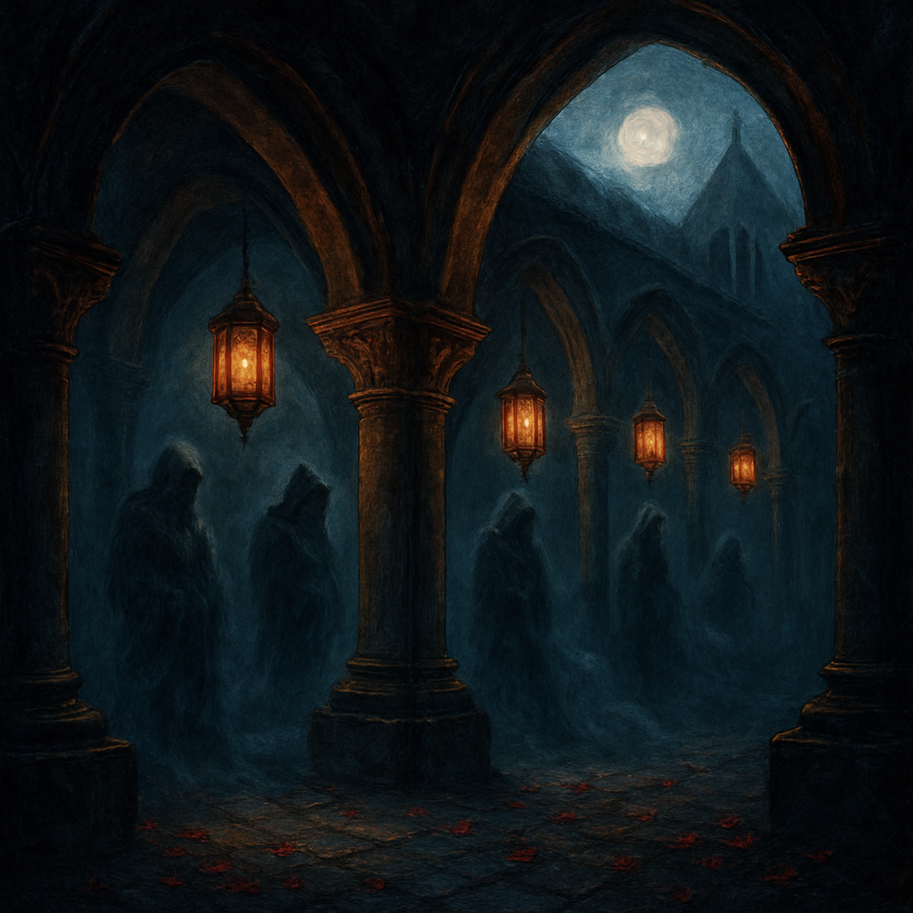 Lantern Abbey Twilight paint by color