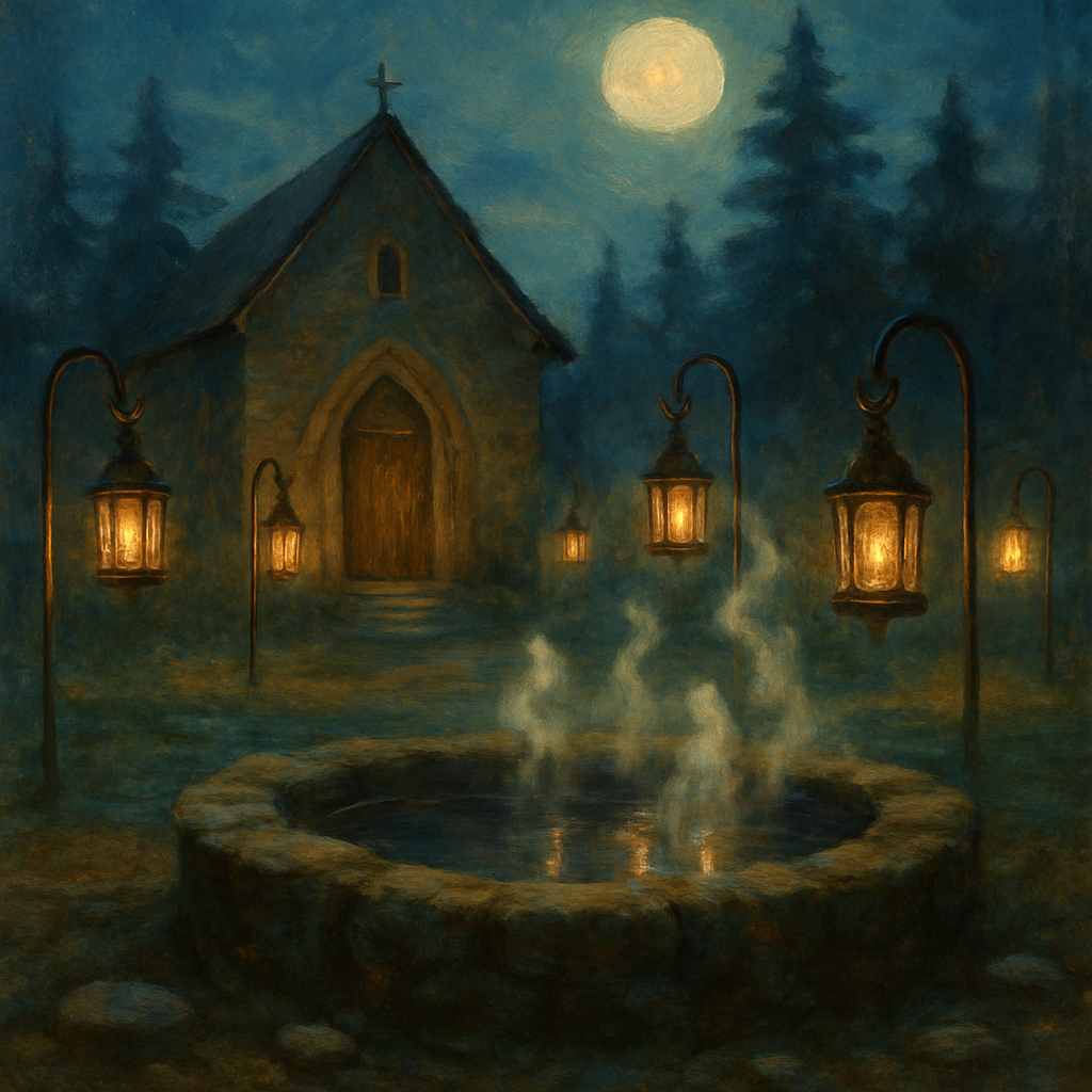 Lantern Hollow Chapel Yard Paint by numbers kits
