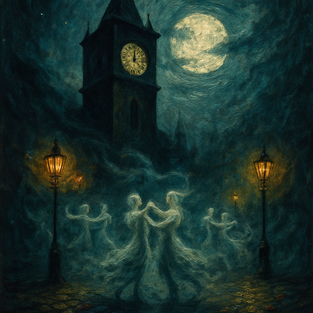 The Clocktower Fog Waltz paint by numbers