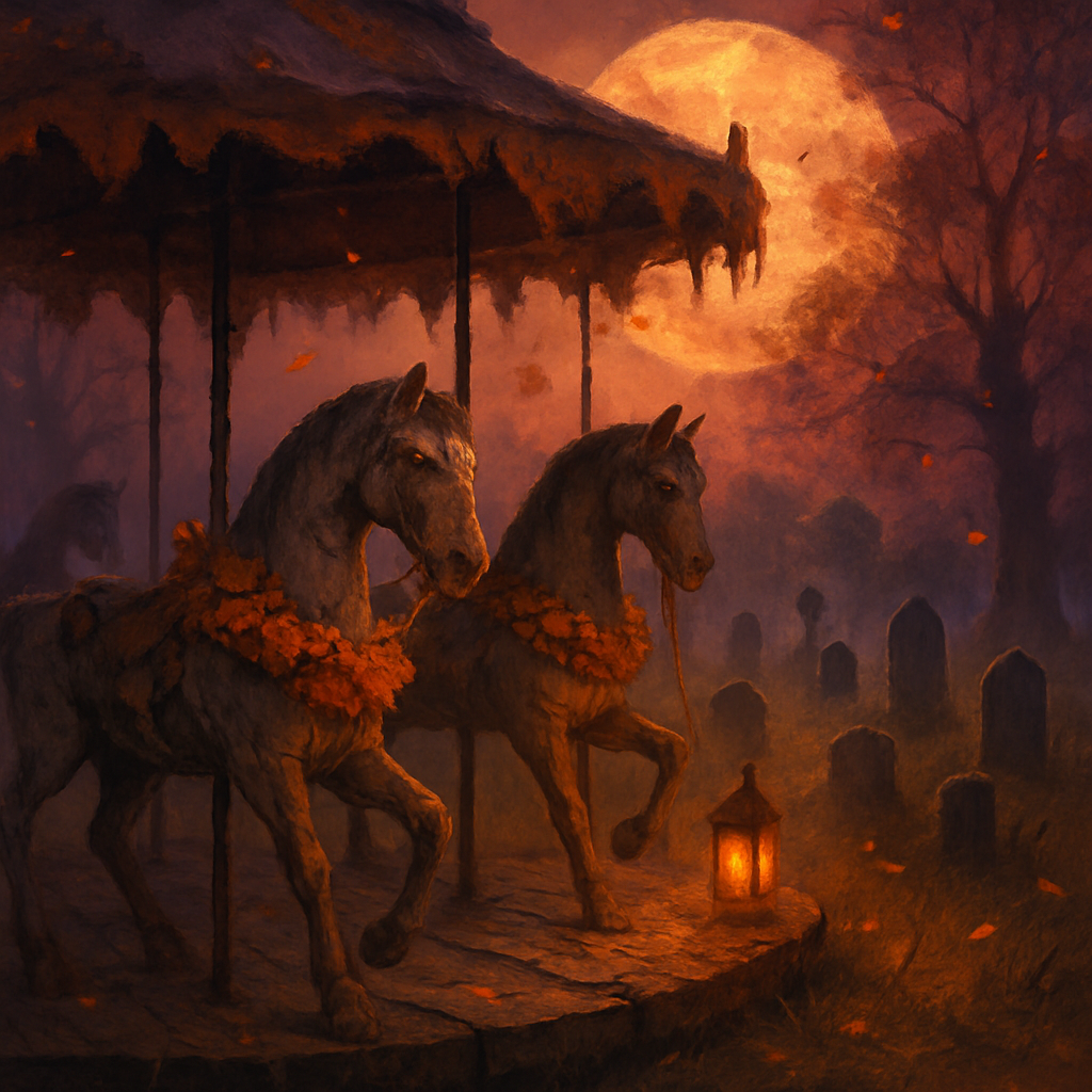 Graveyard Carousel Painting by numbers kit
