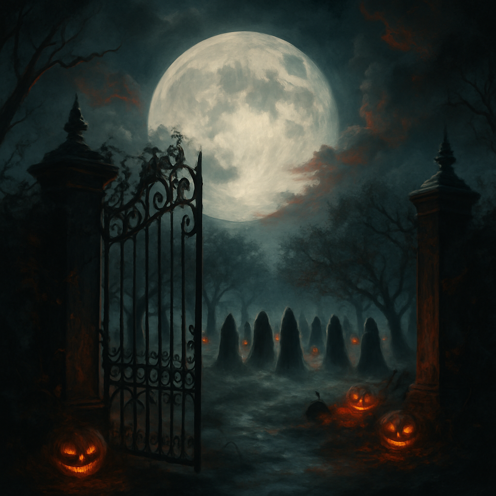 Witching Hour Orchard Gate DIY paint by numbers