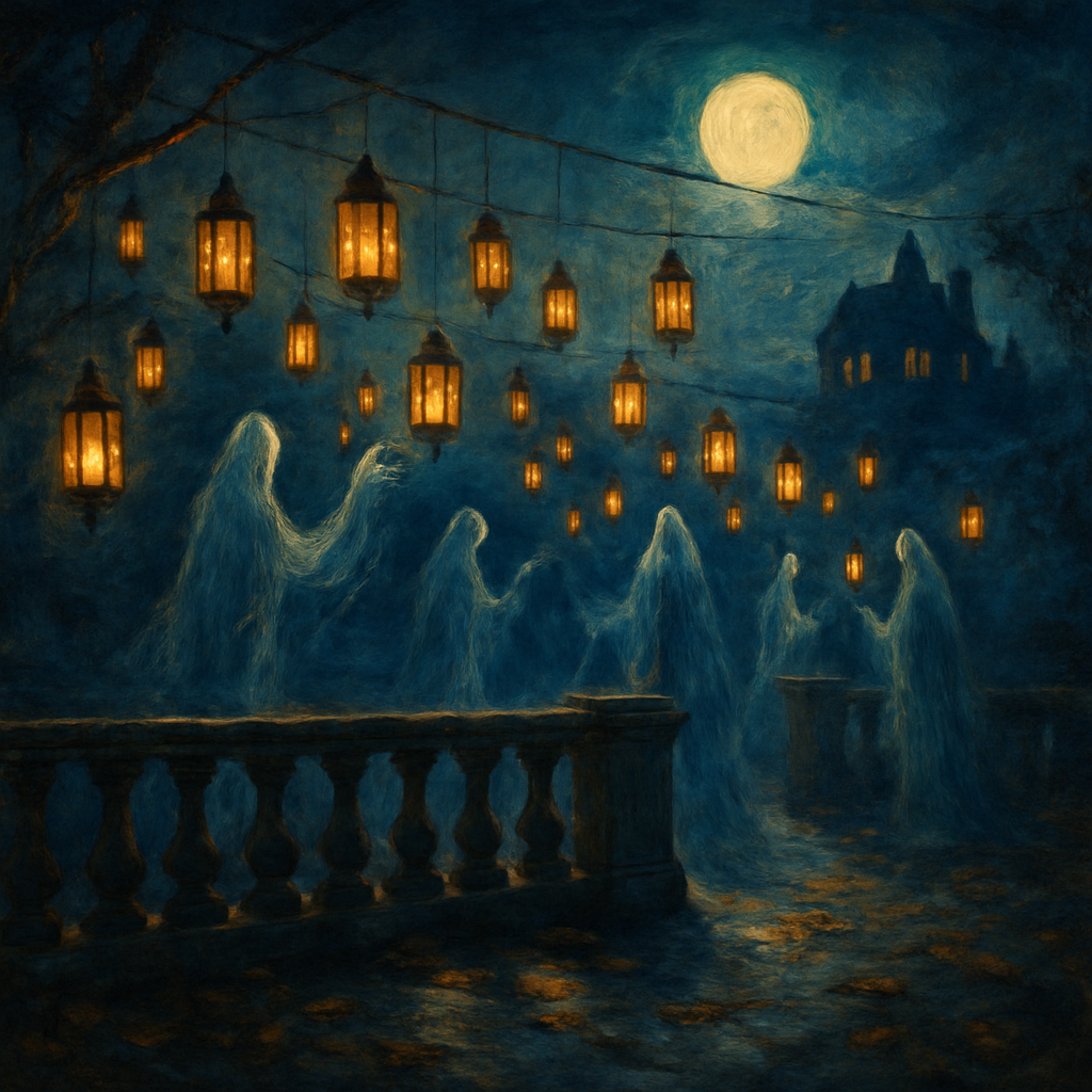 Spectral Lantern Terrace paint by numbers