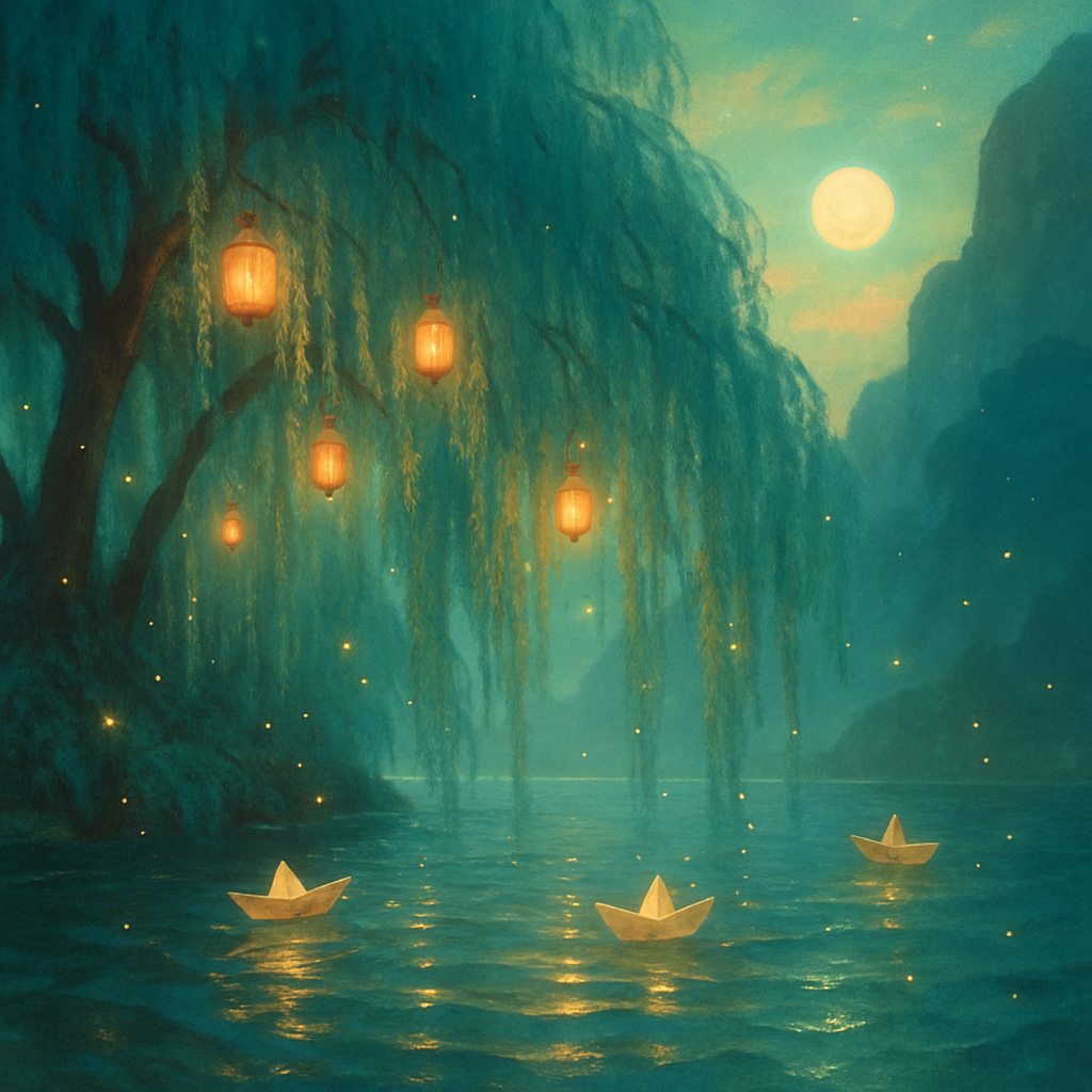 Willow Lantern Cove DIY paint by numbers