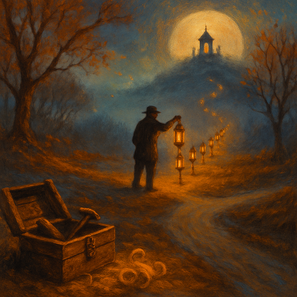 The Lanternwrights Crossroads painting number kit