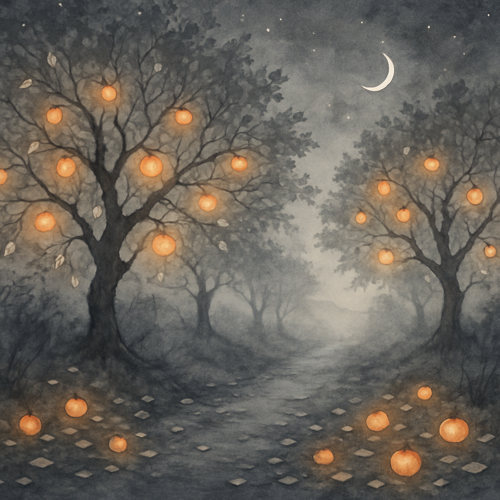 Phantom Orchard Lane Paint by numbers art