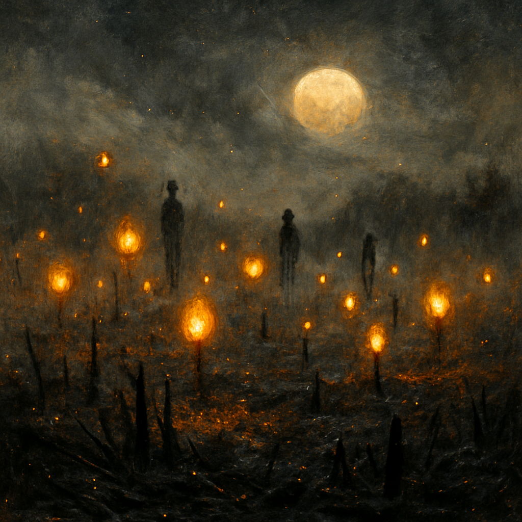 The Lanterns Of Cinderfield Numbered painting kits