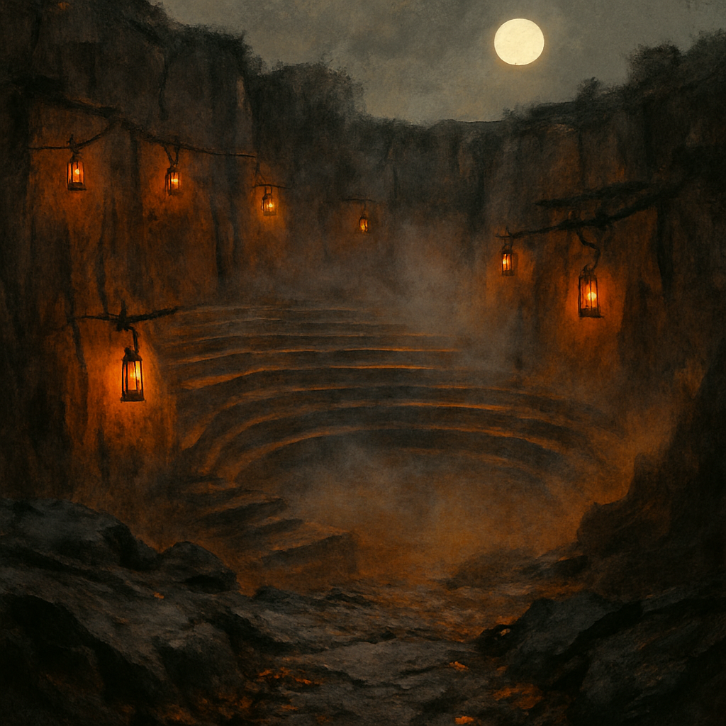 The Lanterned Quarry painting number kit