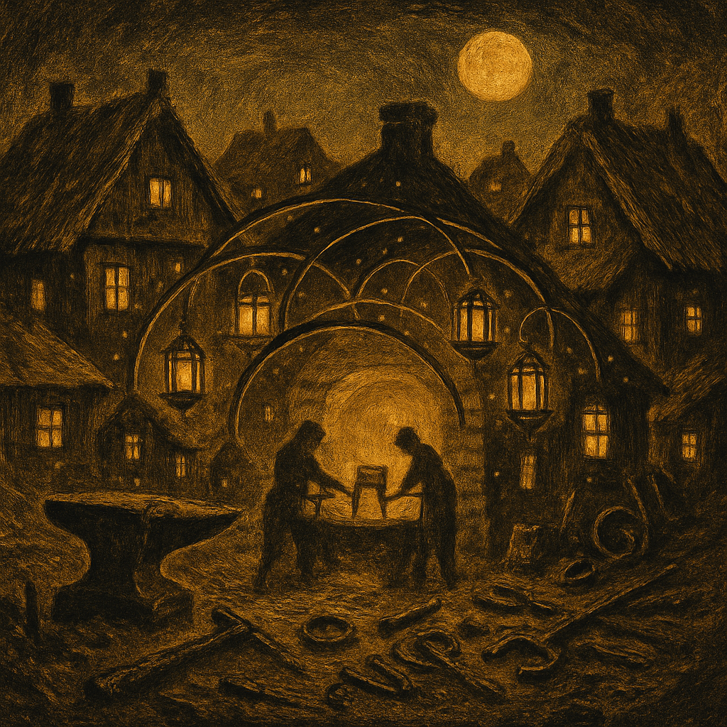 The Lanternforge Hamlet DIY paint by numbers