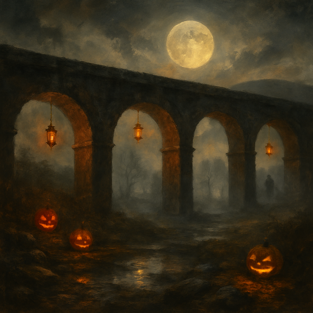 The Lanternline Viaduct paint by number