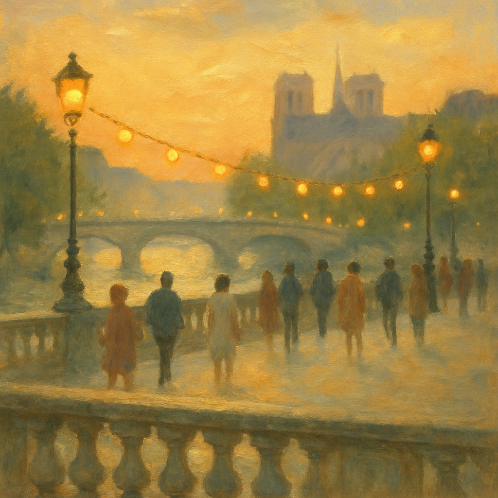 Bridge Of Quiet Lanterns Painting by numbers kit