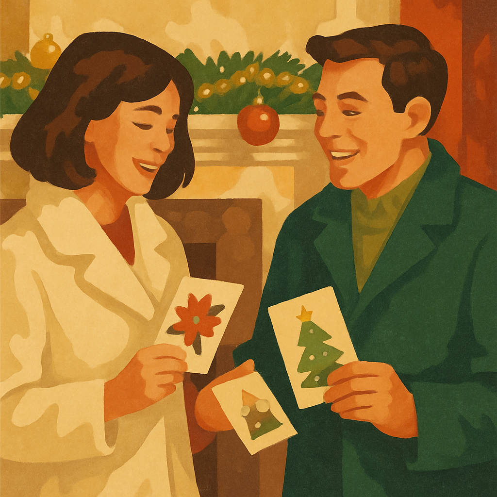 Tidings And Tinsel Numbered painting kits