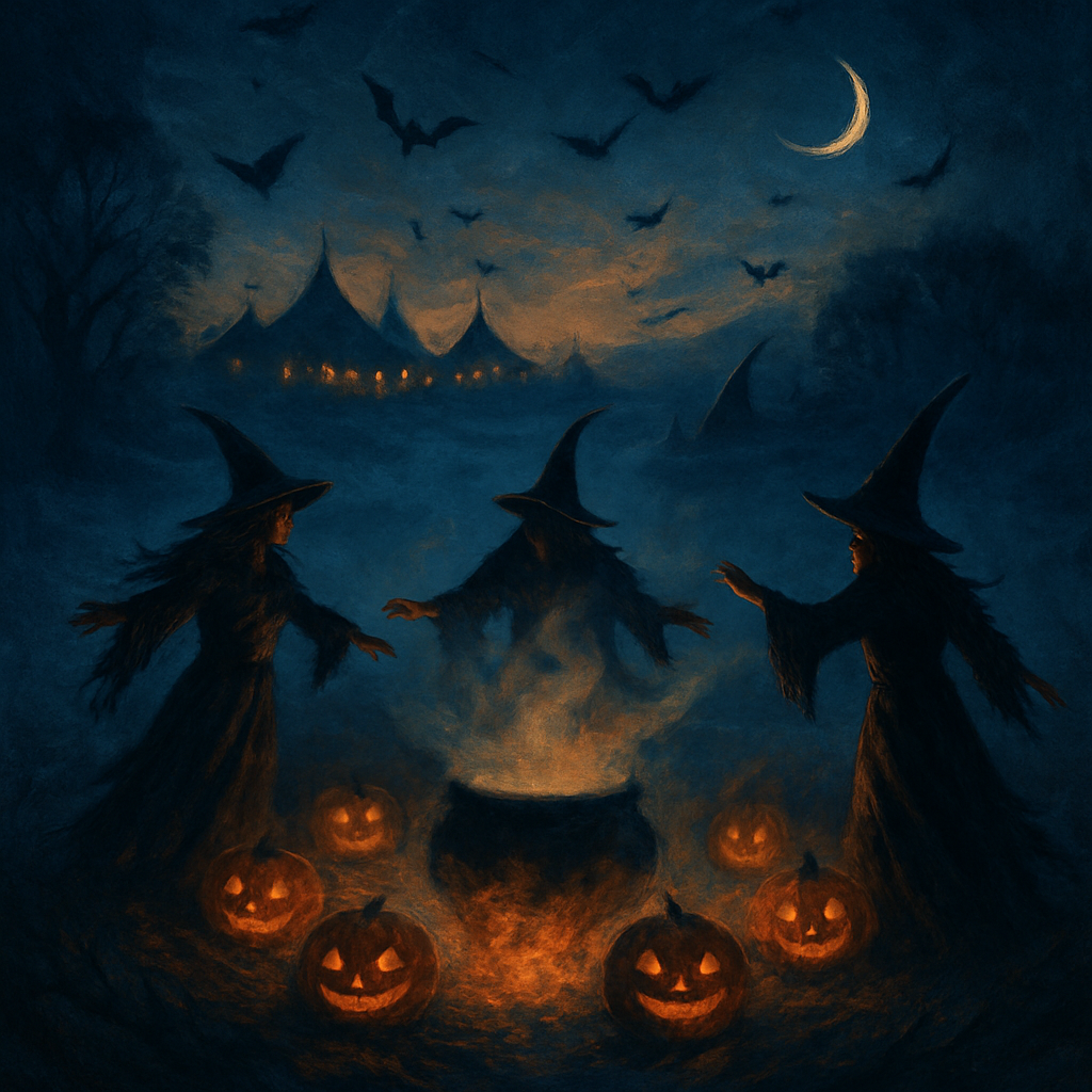 Witchlight Over The Hollow painting number kit