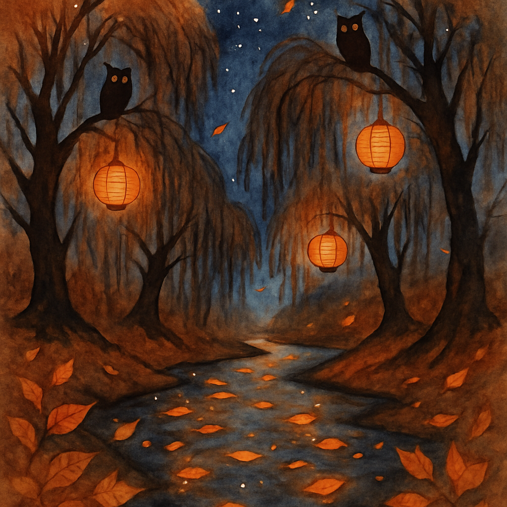 River Of Falling Leaves DIY paint by numbers