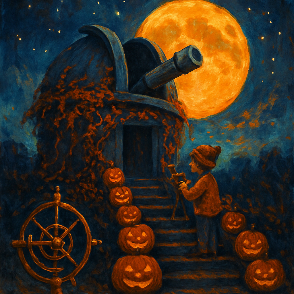 The Autumn Observatory Paint by numbers kits