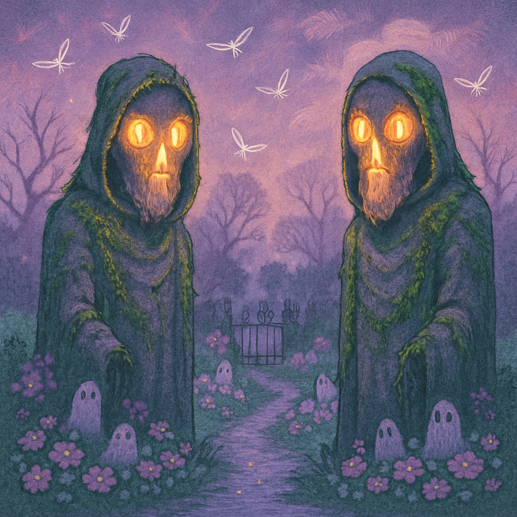 The Mossy Gatekeepers DIY paint by numbers