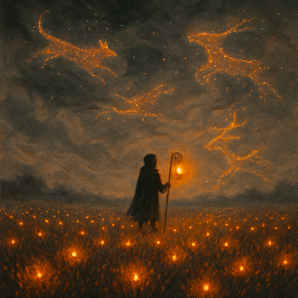 The Ember Field paint by color