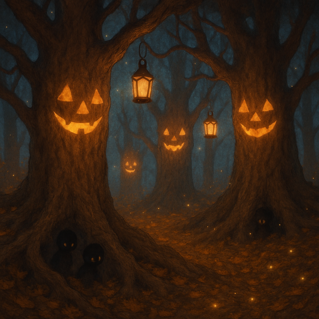 The Watchful Lantern Grove Number painting