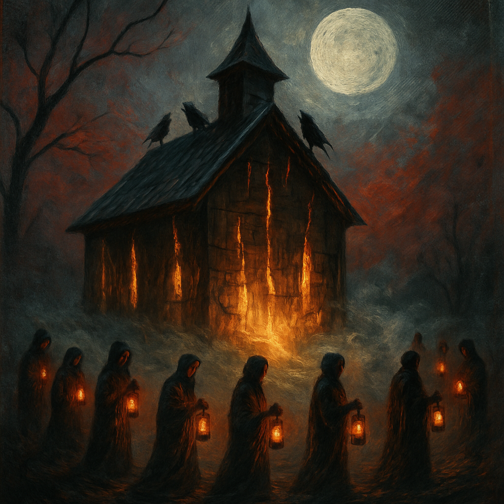 The Windowless Church Of Echoed Light Paint by numbers kits