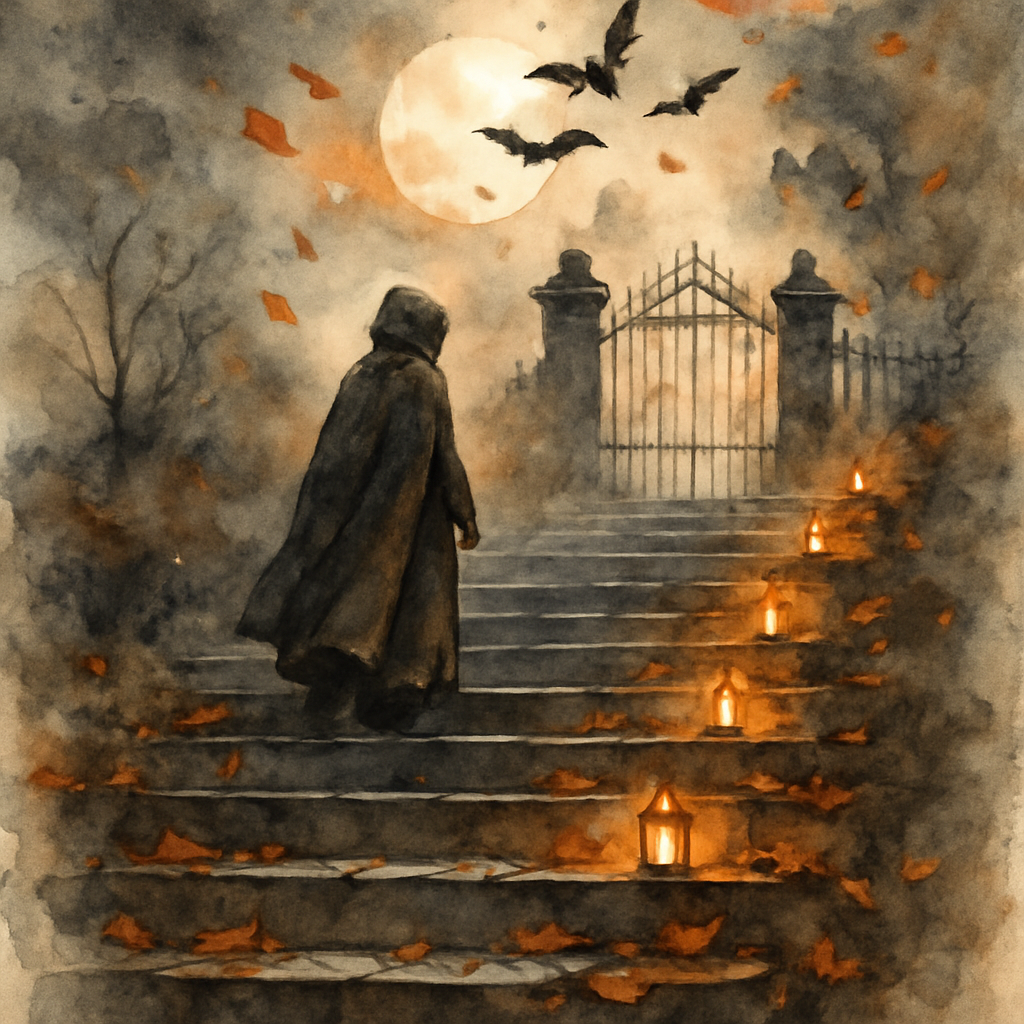 The Lantern Steps Of Winters Eve DIY paint by numbers