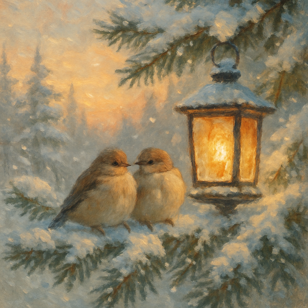 Snow Finch Hearthside DIY paint by numbers