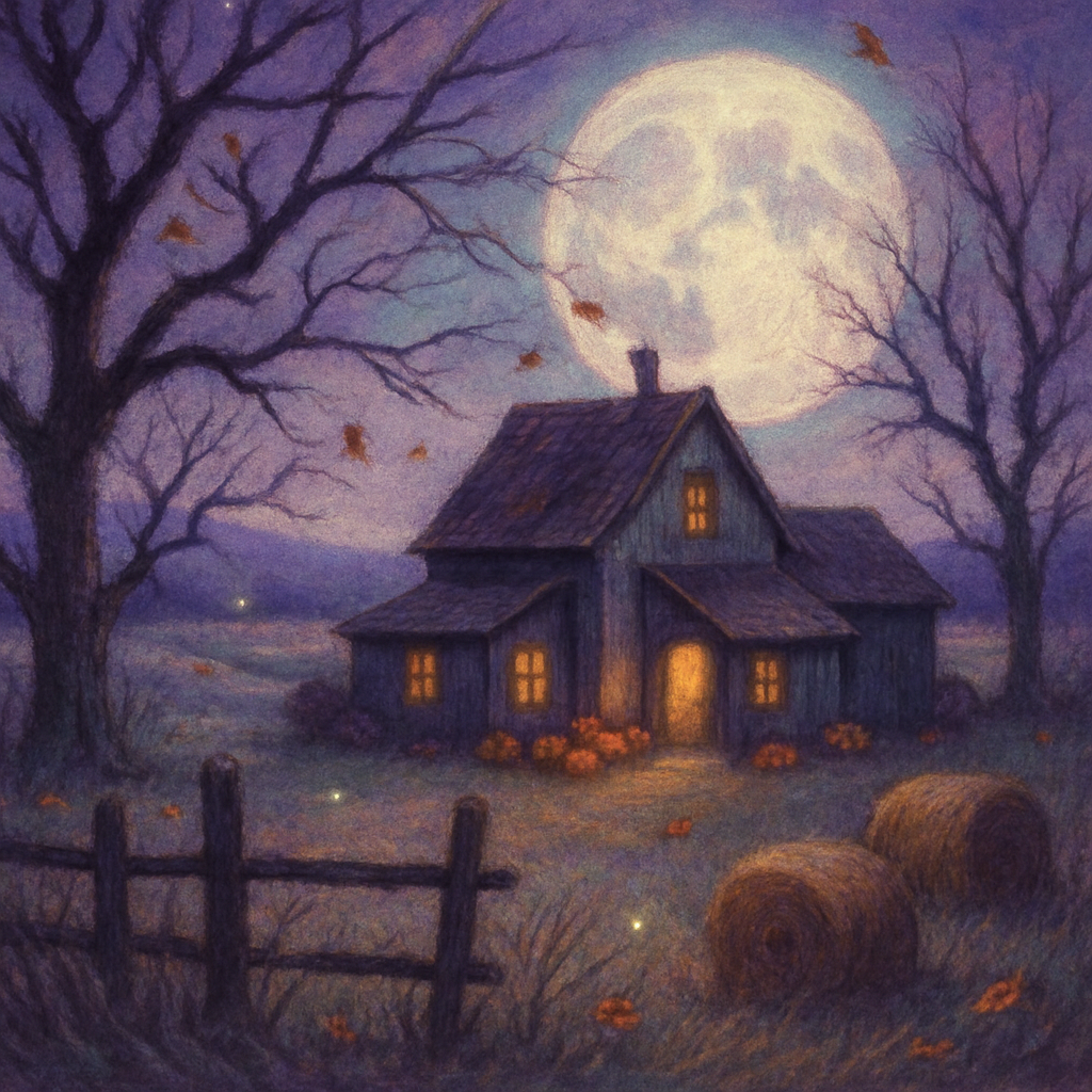 Silver Moon Farmstead painting number kit