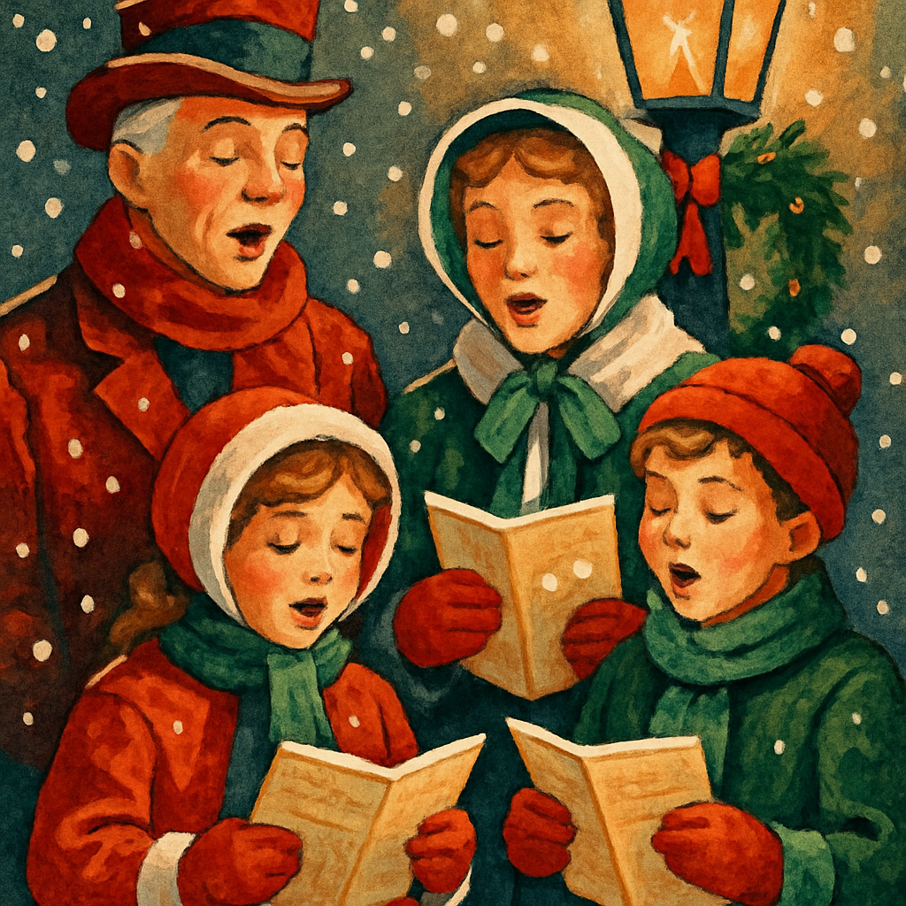 Snowflake Serenade Ensemble Painting by numbers kit