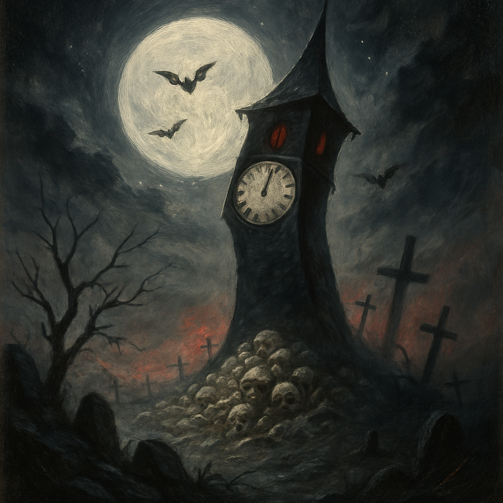 Clocktower On Bonehill paint by color