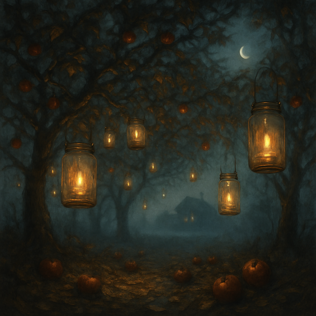 Fogbound Lantern Orchard Paint by numbers kits