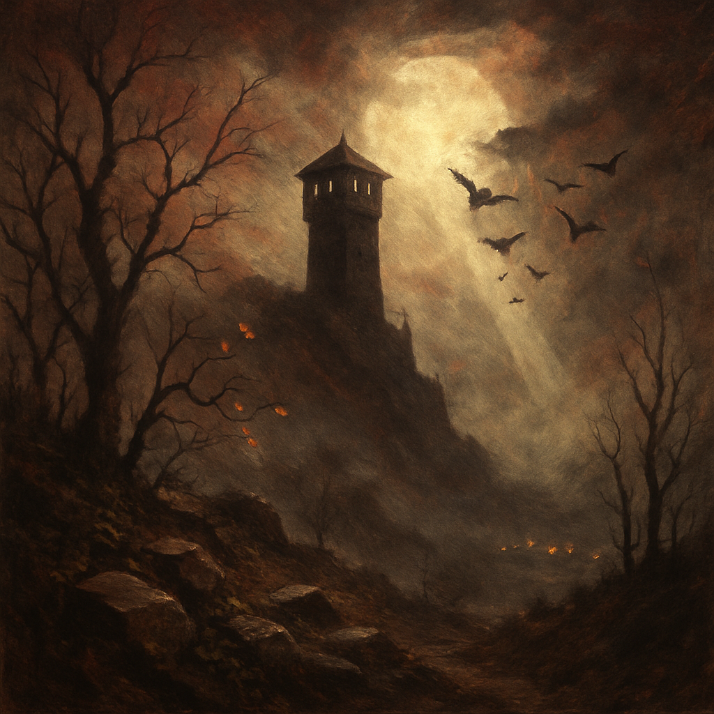 Marrow Ridge Watchtower paint by color