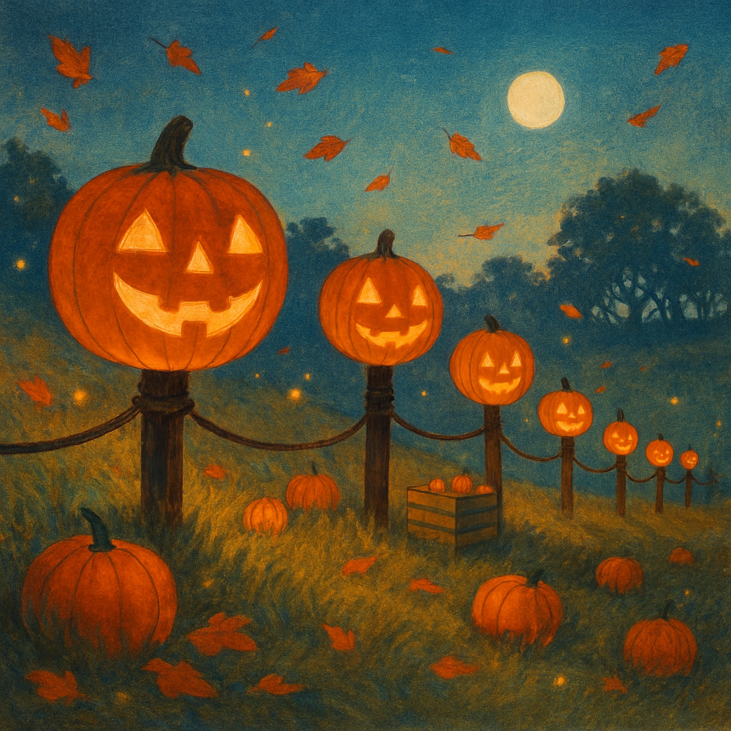 Lantern-Fed Hollowfield Number painting