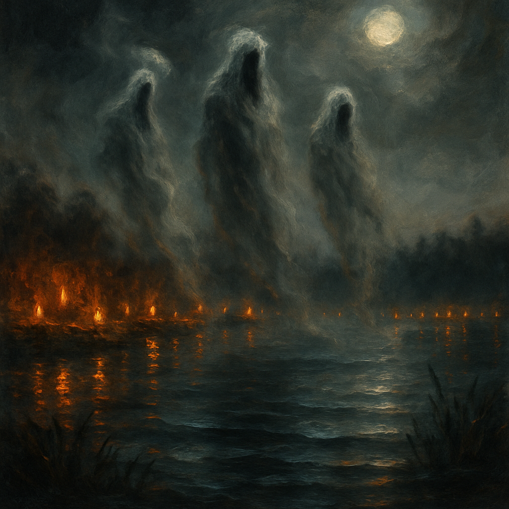 Wraiths Over Lantern Lake Paint by numbers art