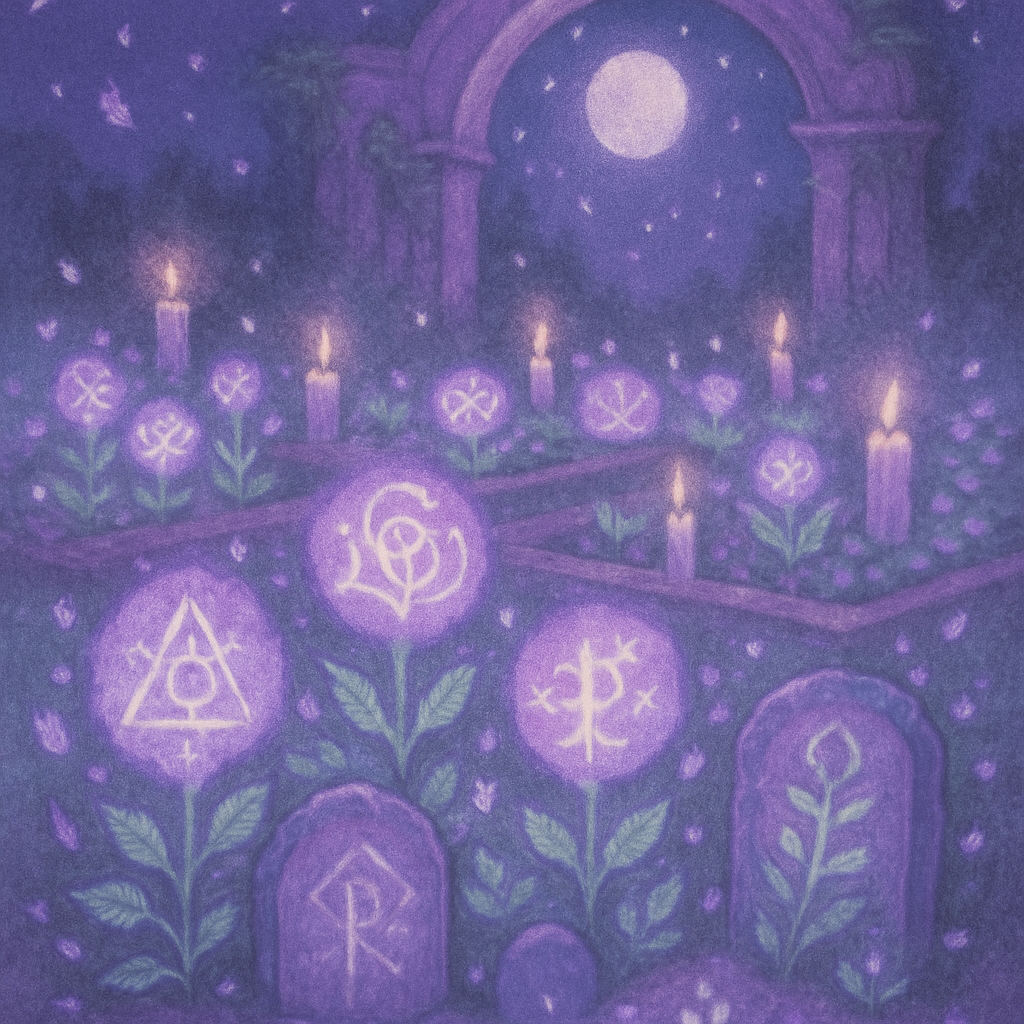 The Hollow Arcanum Garden Painting by numbers kit