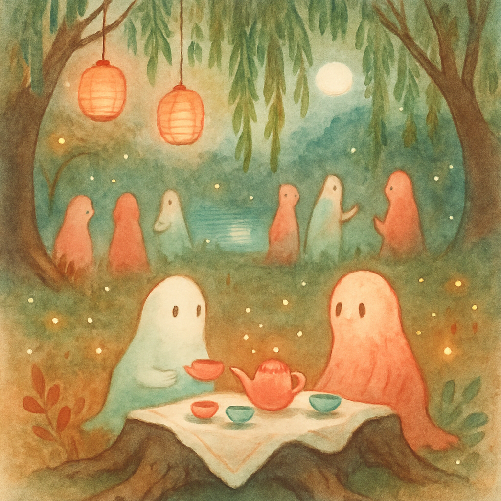 Willow Wisp Tea Party Paint by numbers art