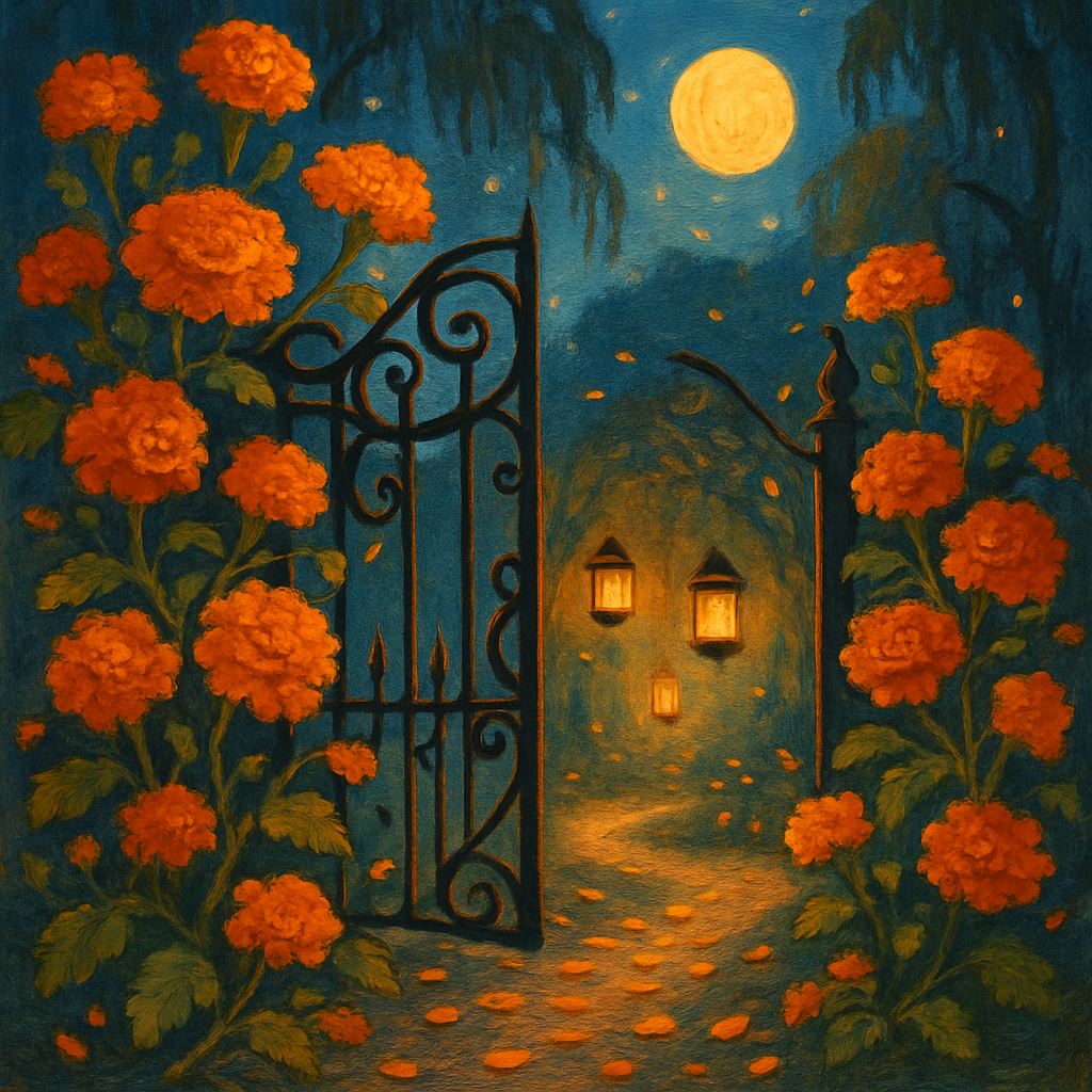 Marigold Gate To The Hollow paint by number