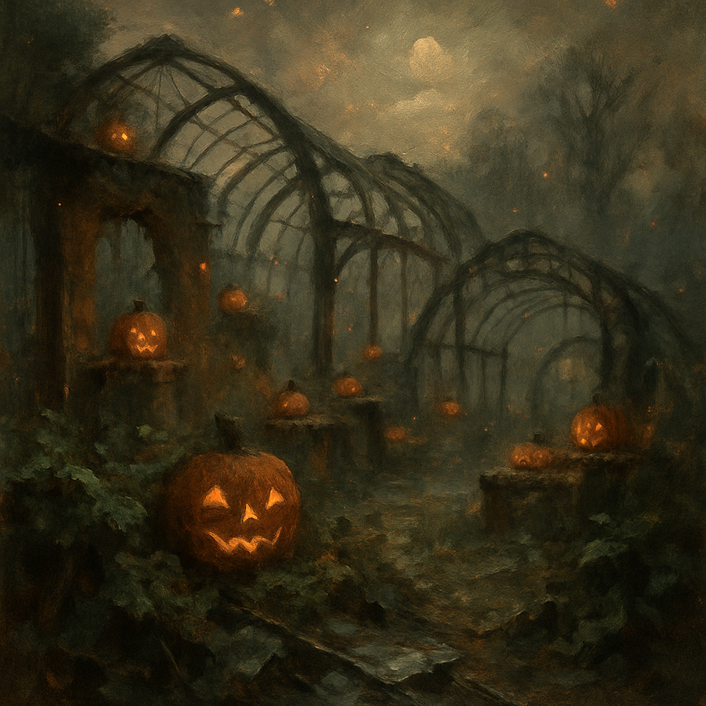 Ruined Arboretum At Dusk Paint by numbers kits